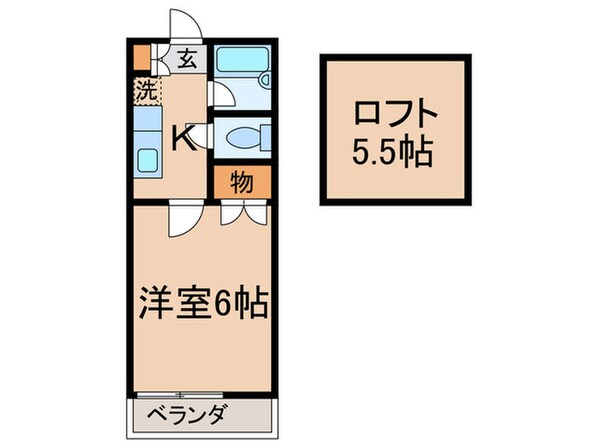 ファーボ藤原の物件間取画像